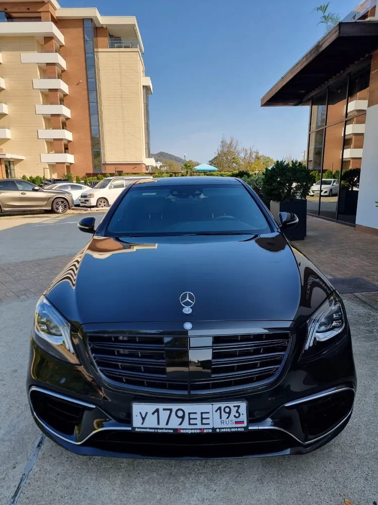 Аренда Mercedes S‑222 с водителем в Сочи